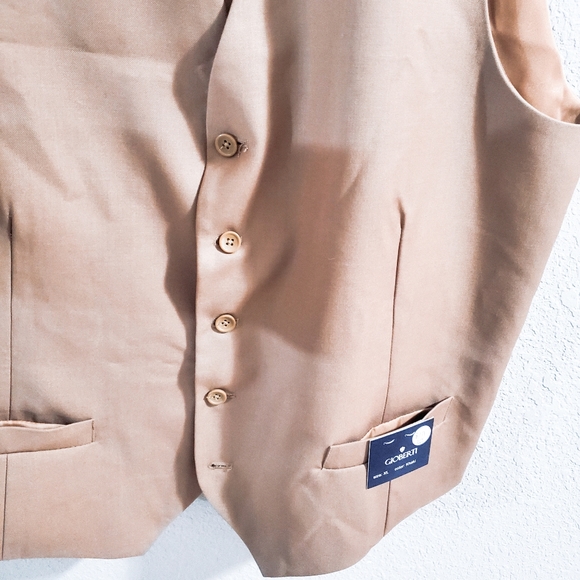 Mens Tan Vest - Picture 4 of 4